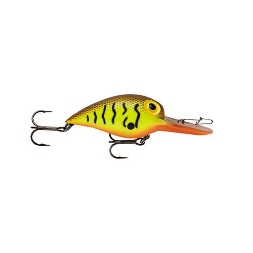 Storm Original Wiggle Wart Lure 2" Length, 7'-14' Depth, Number 4 Hook, Brown Scale/Cradad, Per 1