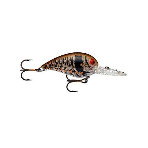 Storm Original Wiggle Wart Lure 2" Length, 7'-14' Depth, Number 4 Hook, Molting Craw, Per 1