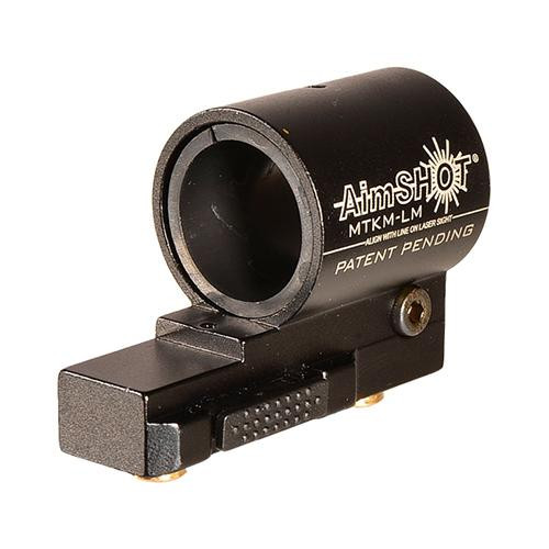 Aimshot KeyMod Quick Release Adapter Flashlight Mount, Black