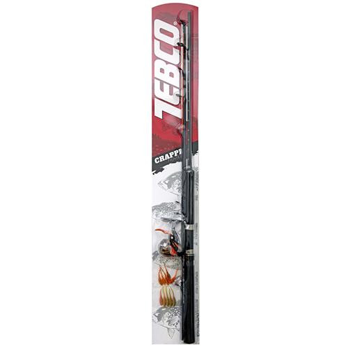 Zebco  Quantum Crappie Fighter Kit, 8 Length, 6 lb Line Rating, Medium/Light Power