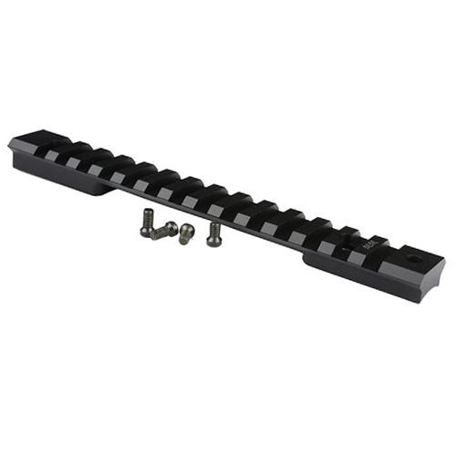 Warne Scope Mounts Mountain Tech Picatinny Style Scope 1 Piece Base Howa 1500/Weatherby Vanguard Short Action, 20 MOA Elevation, Matte Black