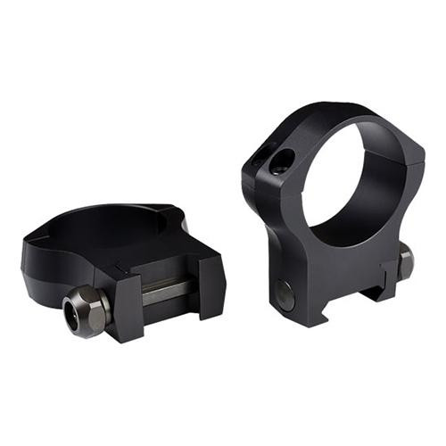 Warne Scope Mounts Mountain Tech Picatinny Style Rings 34mm, High Height, Matte Black