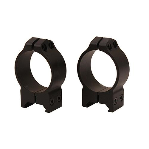Warne Scope Mounts Maxima Permanent Attachable Weaver Style Rings 34mm, Medium Height, Matte Black