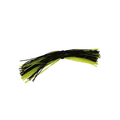 Strike King Lures Bulk Skirts Glow Black Chartreuse, Package of 50