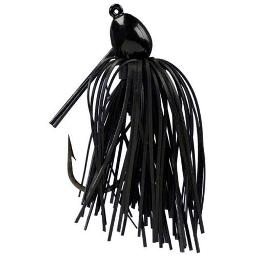 Strike King Lures Bitsy Bug Mini Jig Freshwater, 1/8 oz, Black, Package of 1