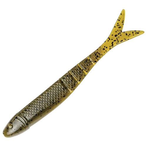 Strike King Lures Blade Minnow Freshwater, 4 1/2" Length, Green Pumpkin, Package of 8
