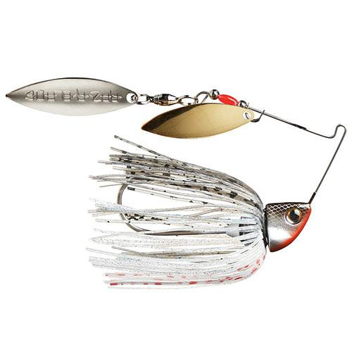 Strike King Lures Baby Burner Spinnerbaits Freshwater, 1/4 oz, Smokey Shad, Package of 1