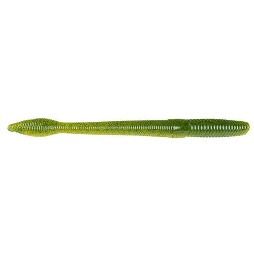 Strike King Lures Bull Worm Soft Plastic Lure 8" Body Length, Watermelon Seed, Per 6