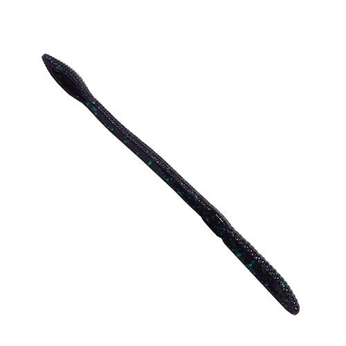 Strike King Lures KVD Finesse Worm Soft Lure  5" Body Length, June Bug, Per 15