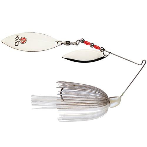 Strike King Lures KVD Finesse Spinnerbait Lure 5/0 Hook, 1/2 oz, Blue Gizzard, Package of 1