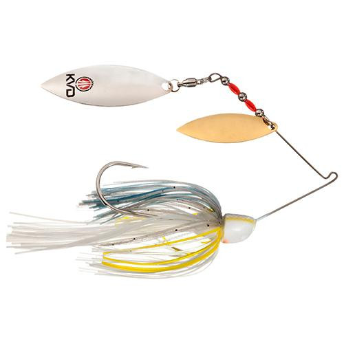 Strike King Lures KVD Finesse Spinnerbait Lure 5/0 Hook, 1/2 oz, Sexy Shad, Per 1