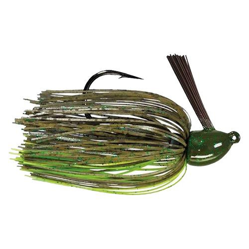 Strike King Lures Hack Attack Heavy Cover Jig 5/0 Hook Sise, 1/2 oz, Summer Craw, Package of 1