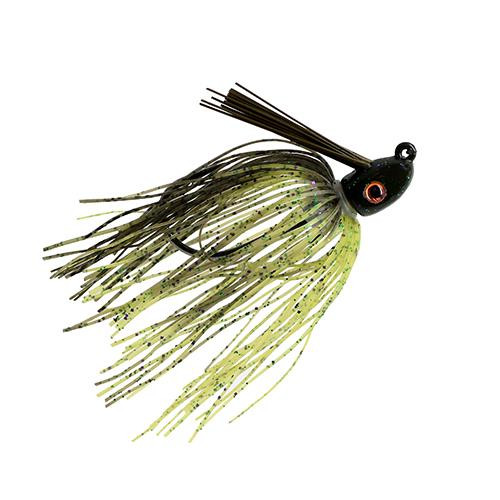 Strike King Lures Hack Attack Heavy Cover Swim Jig 5/0 Hook, 3/8 oz, Candy Craw, Per 1