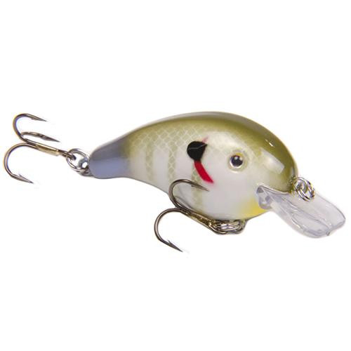 Strike King Lures Series 1 Crankbait Hard Lure 2" Body Length, 1/4 oz, 2' - 5' Depth, Sexy Sunfish, Per 1