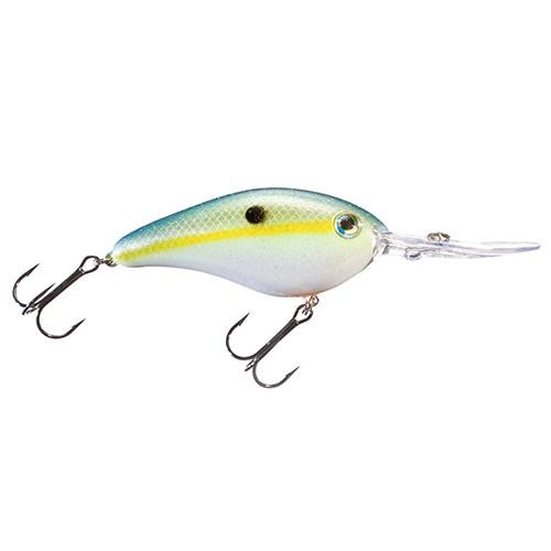 Strike King Lures Pro-Model 6XD Series Crankbaits 3" Length, 1 oz, Chartreuse Sexy Shad, Package of 1
