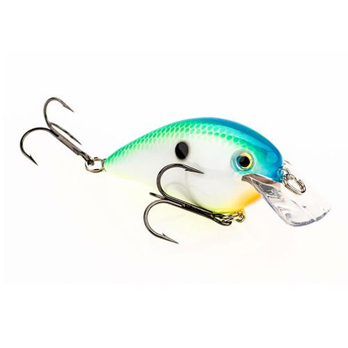 Strike King Lures KVD Square Bill Hard Lure Model 1.5, 1 1/2" Body Length, 3'-5' Depth, Citrus Shad, Per 1