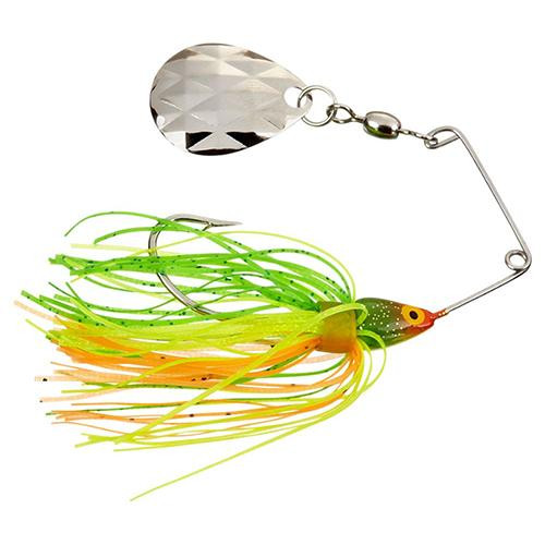 Strike King Lures Mini-King Spinnerbaits Freshwater, 1/2 oz, Firetiger Head, Figertiger Skirt, Package of 1