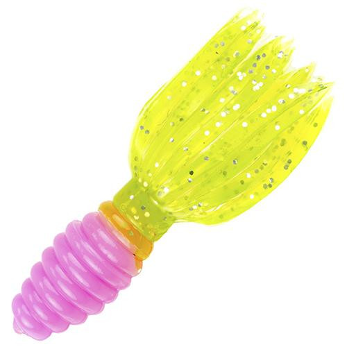 Strike King Lures Mr. Crappie Thunder Soft Baits Freshwater, 1 3/4 oz, Electric Chicken, Package of 15