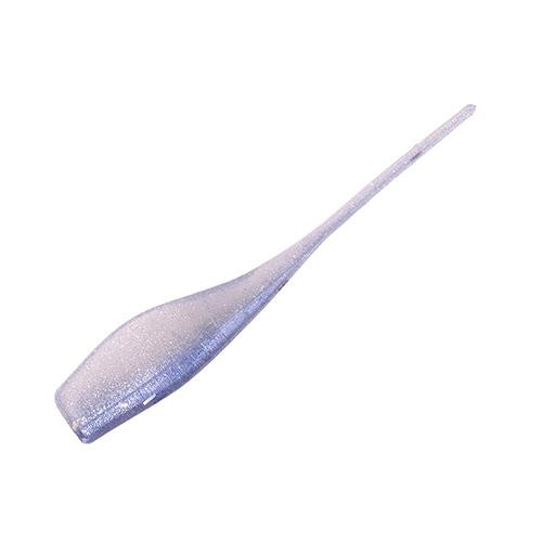 Strike King Lures Mr. Crappie Lightning Shad Soft Bait Lure Freshwater, 2" Length, Blue Ice, Package of 15