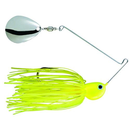 Strike King Lures Potbelly Spinner Bait 3/8 oz, Chartreuse , Package of 1