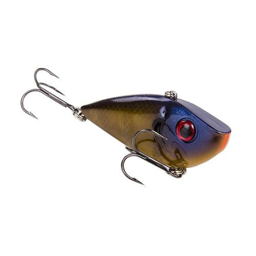 Strike King Lures Red Eyed Shad 1/2 oz Hard Lipless Crankbait Lure 3 1/4  Length. 8' Depth, Two Number 6 Treble Hooks, Bluegill, Per 1, REYESD12-622