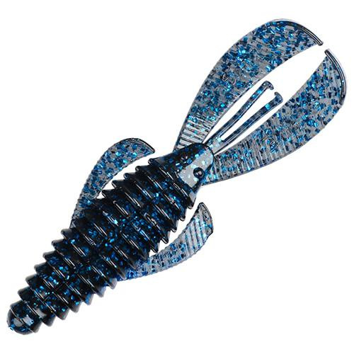 Strike King Lures Rage Bug Lure 4" Body Length, Blue Bug, Package of 7