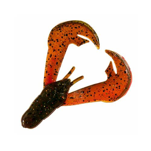 Strike King Lures Rage Tail Chunk Soft Lure 3" Body Length, Flacon Lake Craw, Per 7