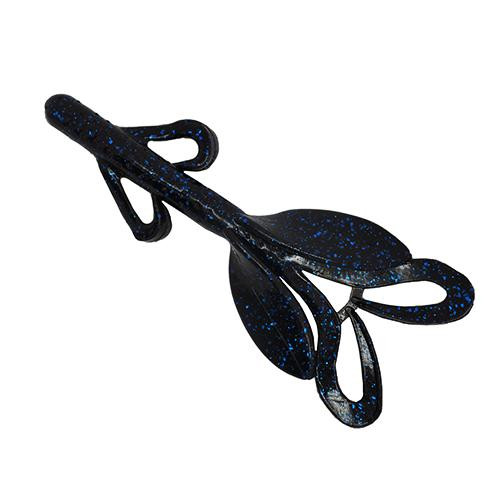 Strike King Lures Rage Hawg Soft Lure 5" Body Length, Black Blue Flake, Per 6