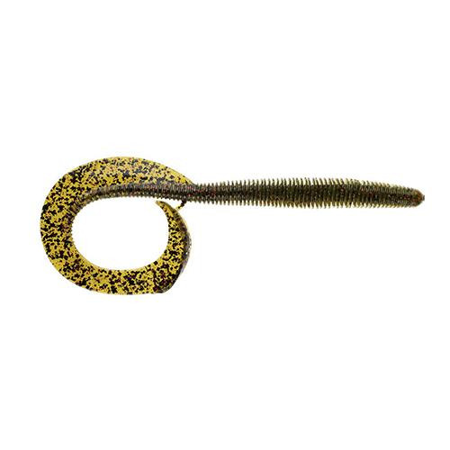 Strike King Lures Rage Recon Worm Soft Lure 8" Body Length, Watermelon Red Flake, Per 7