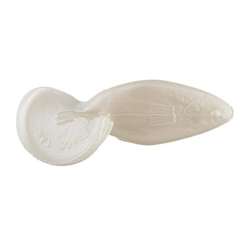 Strike King Lures Rage Shad Soft Lure 3" Body Length, Pearl, Per 5