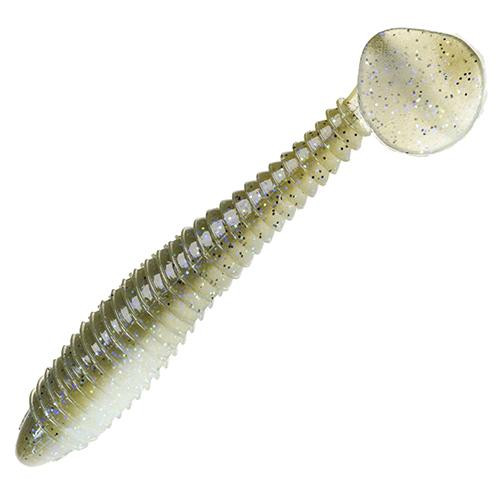 Strike King Lures Rage Swimmer Soft Lure 3 3/4" Body Length, Electric Shad, Package of 7