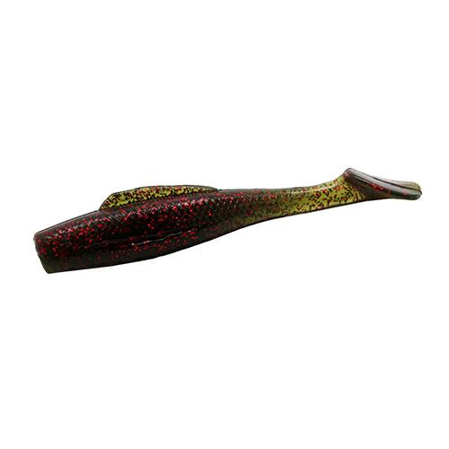 Strike King Lures Redfish Magic Glass Minnow Soft Bait 4" Body Length, Avocado, Per 5