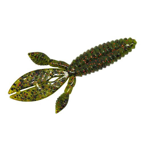 Strike King Lures KVD Rodent Soft Bait Lure 3" Body Length, Watermelon Red & Black, Per 8
