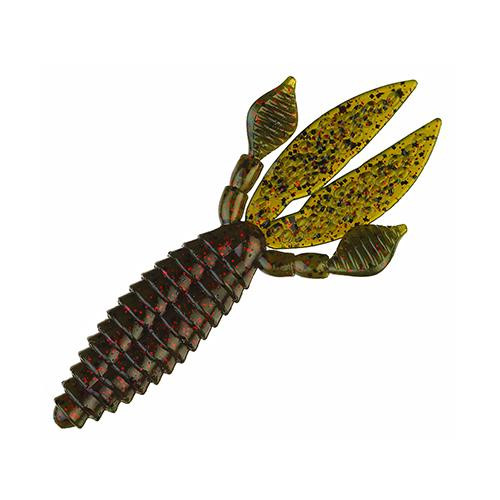 Strike King Lures KVD Rodent Soft Bait Lure 4" Body Length, Watermelon Red and Black, Per 6