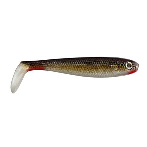 Strike King Lures Shadalicious Soft Bait Lure 3 1/2" Body Length, Neon Ghost Minnow, Per 6