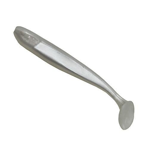 Strike King Lures KVD Swim-N-Shiner Soft Bait Lure 4" Body Length, Pearl, Per 6