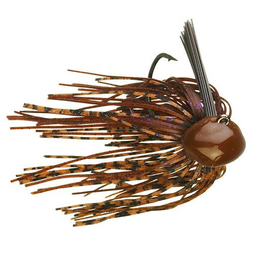 Strike King Lures Tour Grade Football Jig 1/2 oz, Peanut Butter & Jelly, Package of 1