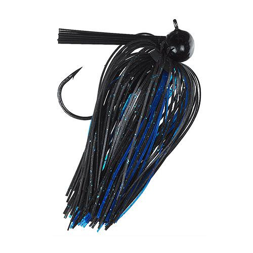 Strike King Lures Tour Grade Football Jig 3/8 oz, Black/Blue. Per 1