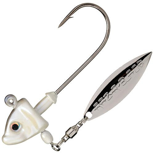 Strike King Lures Tour Grade Spin Head Jighead Freshwater, 1/2 oz, #4/0 Hook, Blue Gizzard, Package of 1
