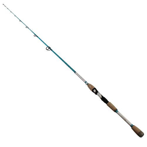 Eagle Claw Wright & McGill Saltwater Spinning Rod 76 Length, 1 Piece, 8-17 lb Line Rate, 1/4-3/4 oz Lure Rate, Medium Power