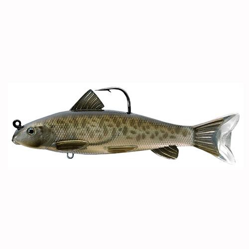 LiveTarget Lures Sucker Swimbait Freshwater, 5 1/2" Length, 1 1/3 oz, 1-12 Depth, Redhorse White/Natural, Per 1
