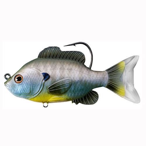 LiveTarget Lures Sunfish Swimbait Freshwater, 3 1/2" Length, 1/2 oz, 1-8 Depth, Natural Bluegill, Per 1