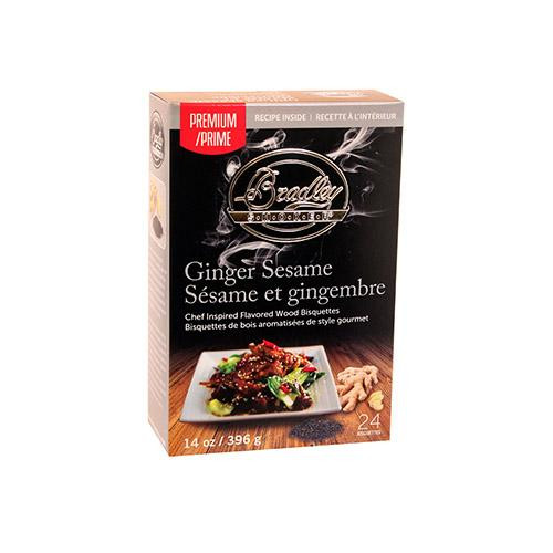 Bradley Technologies Smoker Bisquettes Ginger and Sesame, 24 Pack