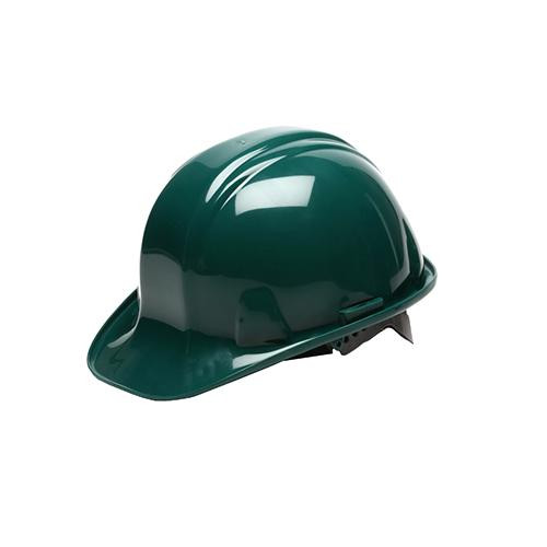 Pyramex Safety Products SL Series 4 Point Snap Lock Suspension Hard Hat Green