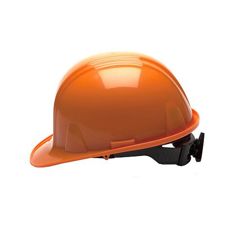 Pyramex Safety Products SL Series 4 Point Snap Lock Suspension Hard Hat Orange