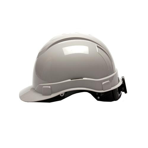 Pyramex Safety Products Ridgeline Cap Style Hard Hat 4 Point Ratchet, Gray