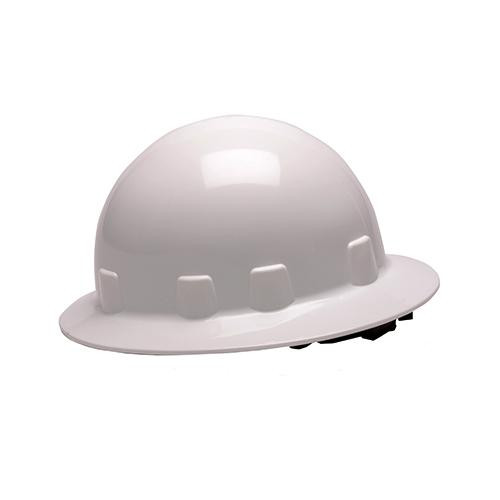 Pyramex Safety Products SL Series Sleek Full Hard Hat, 4 Point Ratchet, White