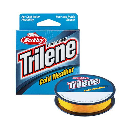 Berkley Trilene Cold Weather Monofilament Line 2 lbs Breaking Strength, 0.005" Diameter, 110 Yards, Klondike Gold