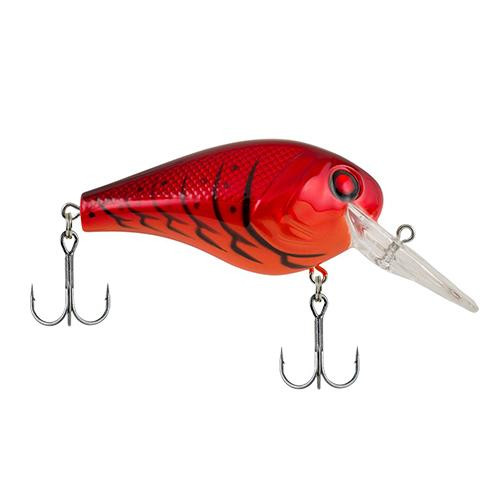Berkley Wild Thang Hard Bait Lure 2 1/4" Length, 1/2 oz, 2 Hooks, 6'-9' Depth, Apple Red Craw, Per 1