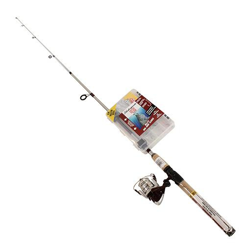 Shakespeare Catch More Fishing Combo Walleye Spinning, 66 Length, 2 Piece, 6-12 lb Line Rate, Medium Power